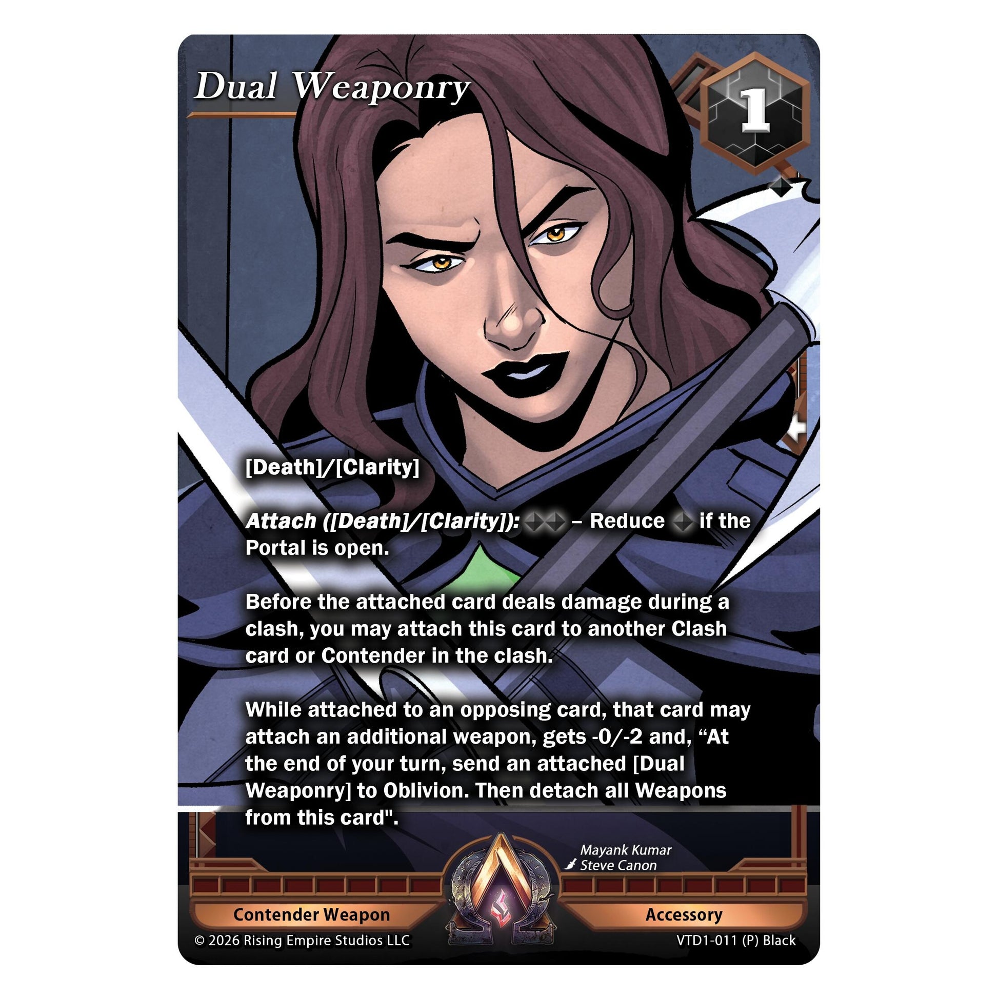 Image for Dual Weaponry (VTD1-011 (P) Black) - Alpha Clash