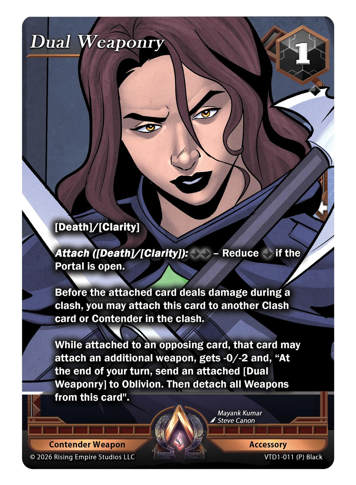 Image for Dual Weaponry (VTD1-011 (P) Black) - Alpha Clash