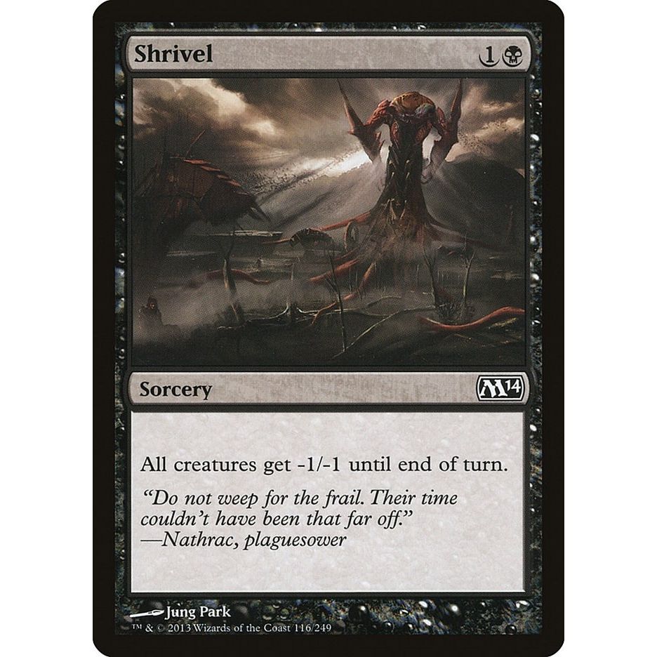 Image for Shrivel (116) (M14) - Magic: The Gathering