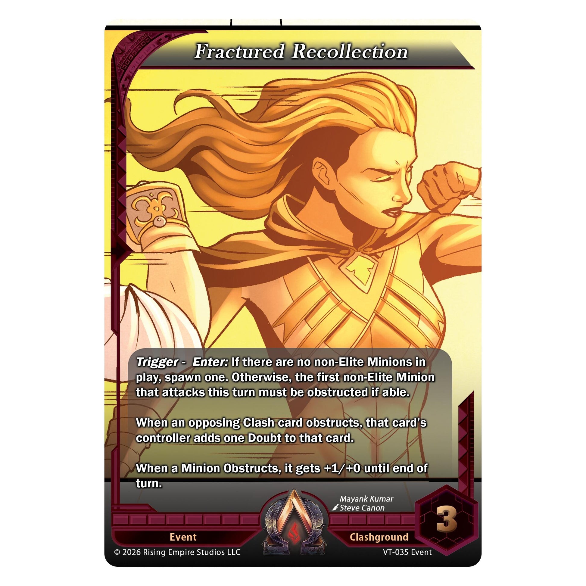 Image for Fractured Recollection (VT-035) - Alpha Clash