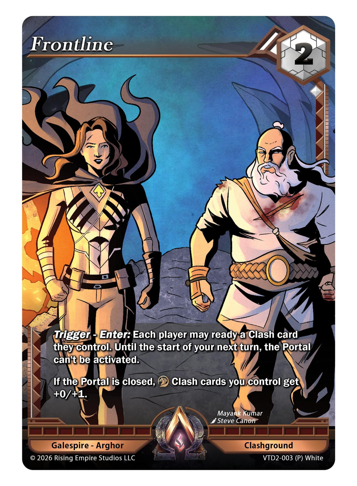 Image for Frontline (VTD2-003 (P) White) - Alpha Clash