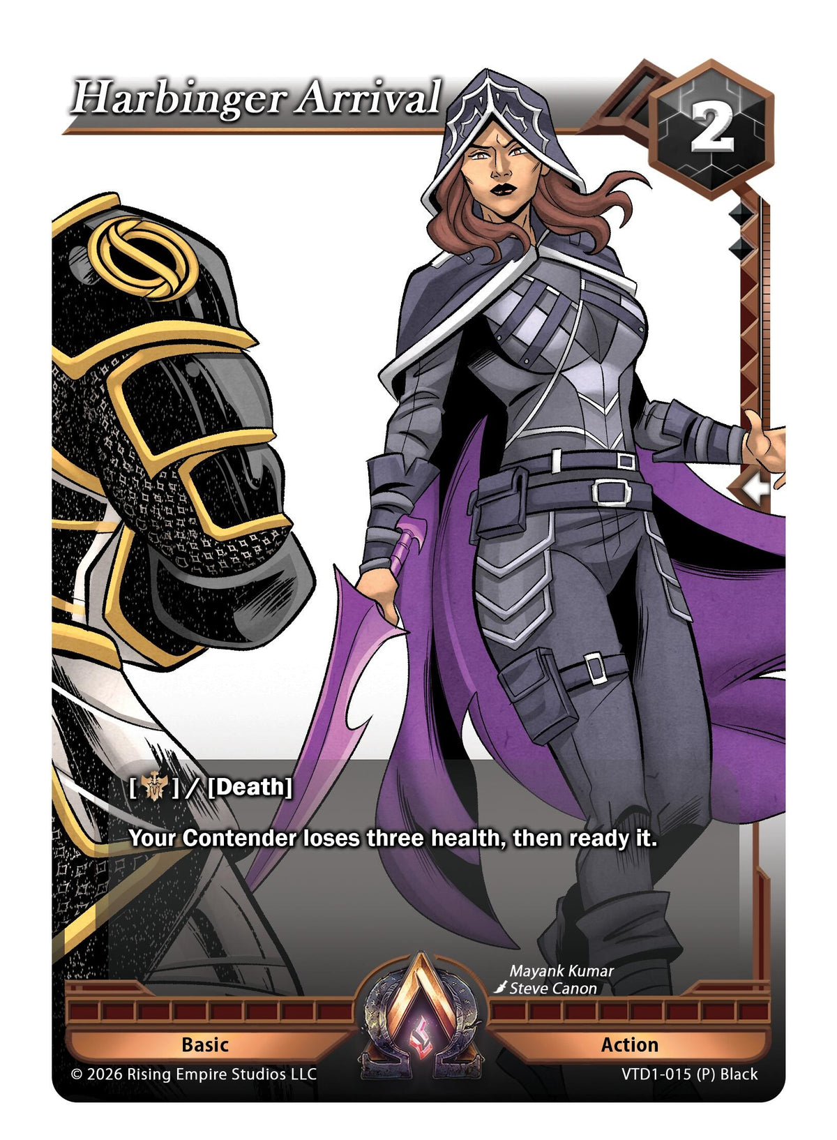 Image for Harbinger Arrival (VTD1-015 (P) Black) - Alpha Clash