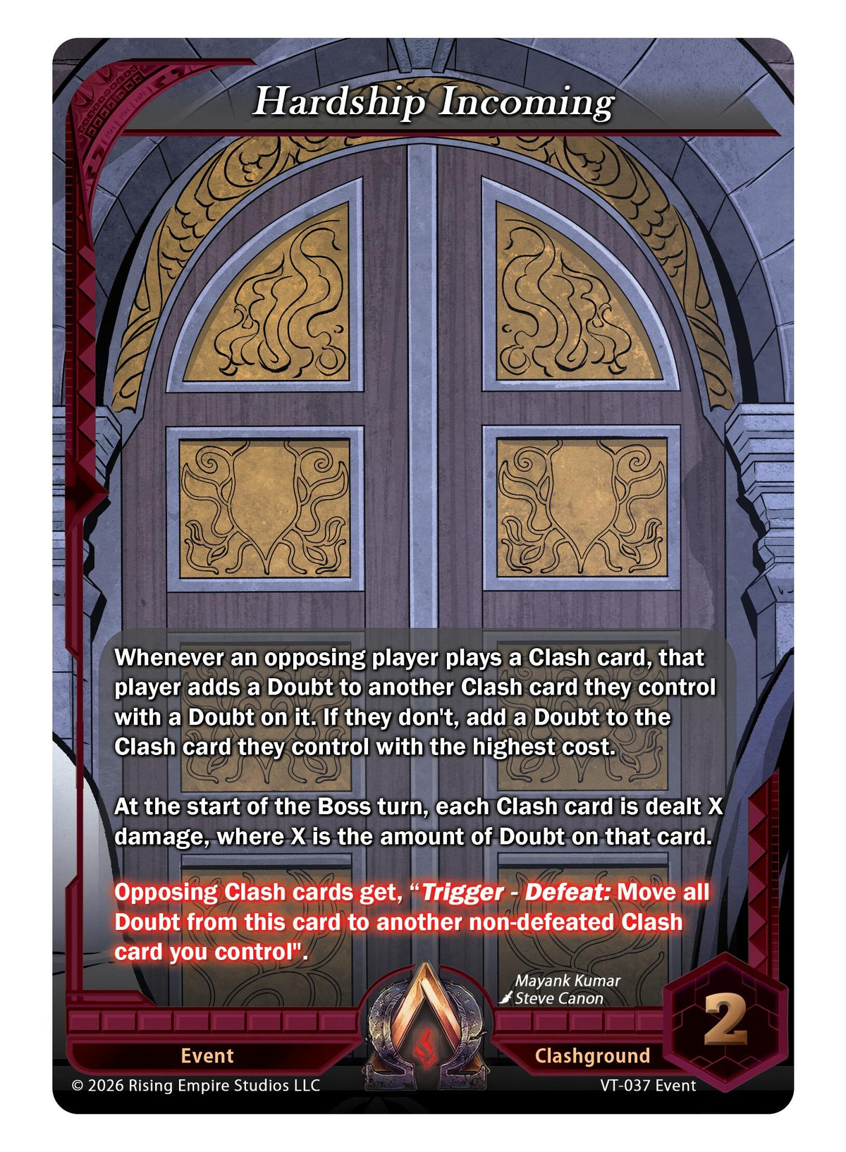 Image for Hardship Incoming (VT-037) - Alpha Clash