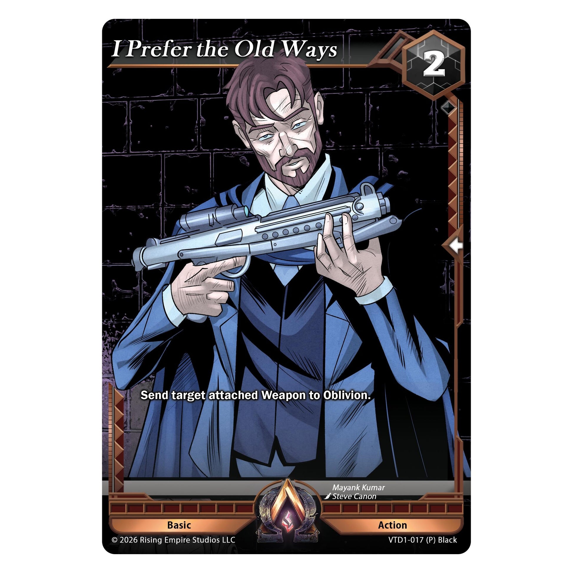 Image for I Prefer the Old Ways (VTD1-017 (P) Black) - Alpha Clash