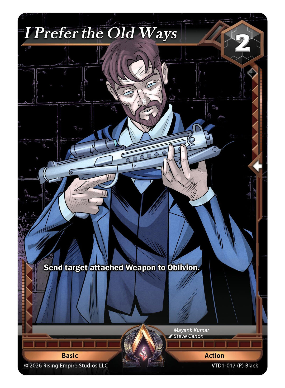 Image for I Prefer the Old Ways (VTD1-017 (P) Black) - Alpha Clash