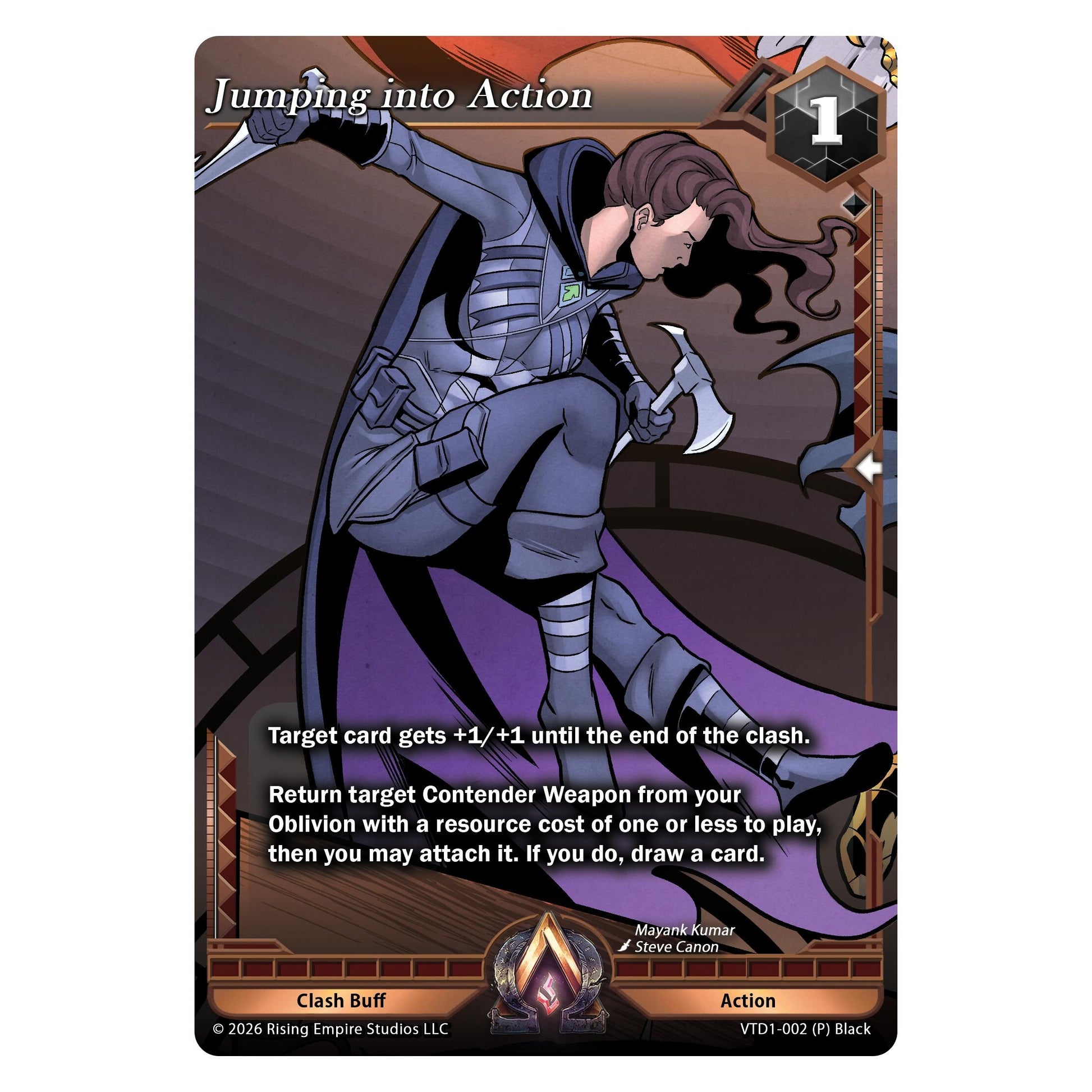 Image for Jumping into Action (VTD1-002 (P) Black) - Alpha Clash