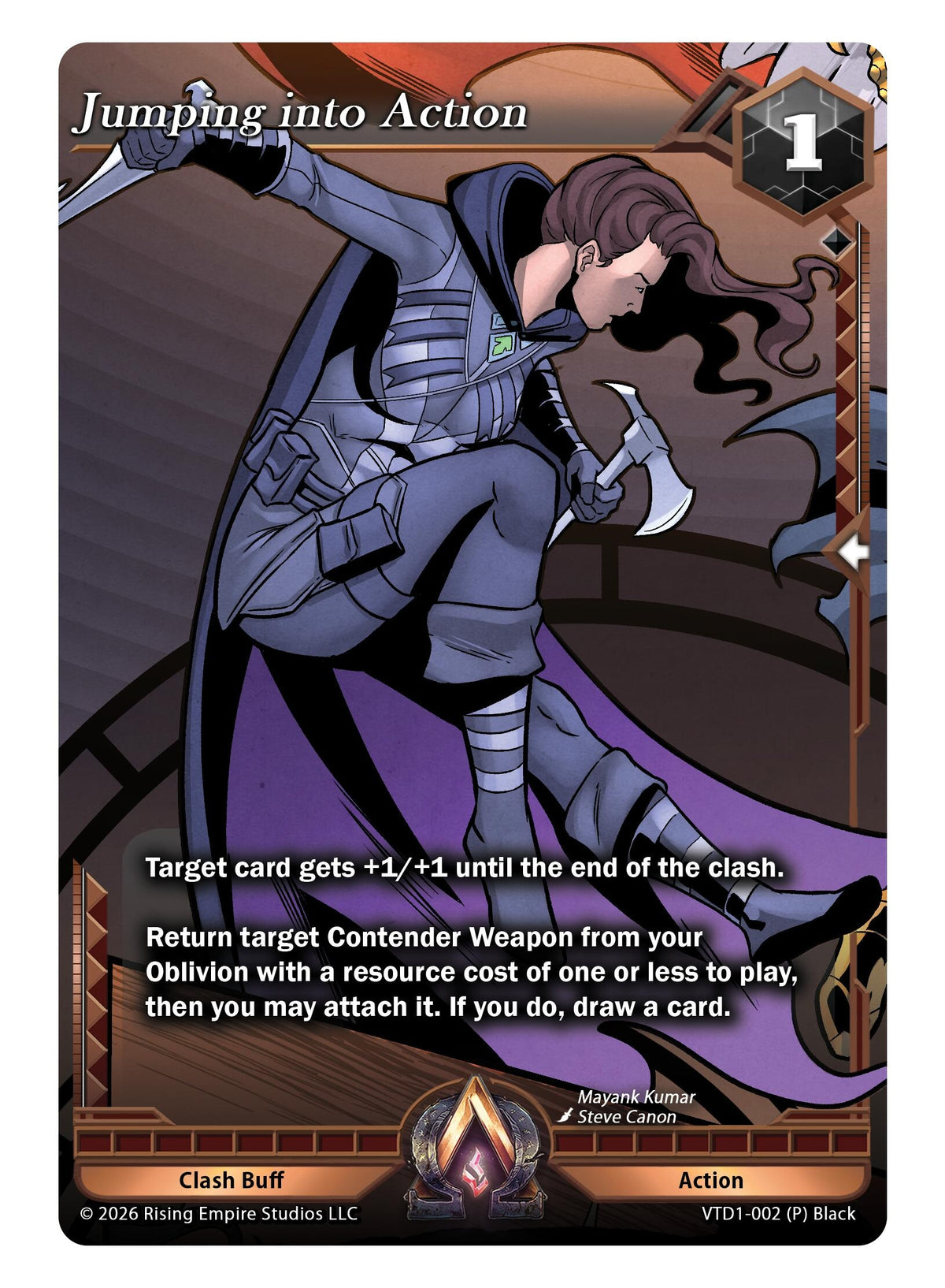 Image for Jumping into Action (VTD1-002 (P) Black) - Alpha Clash