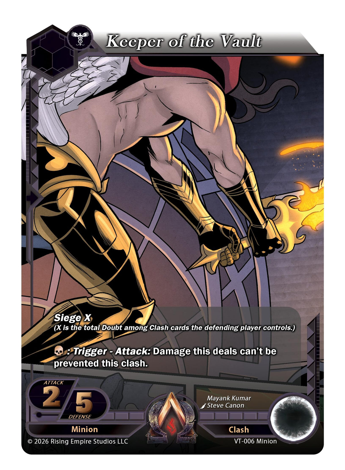 Image for Keeper of the Vault (VT-006) - Alpha Clash