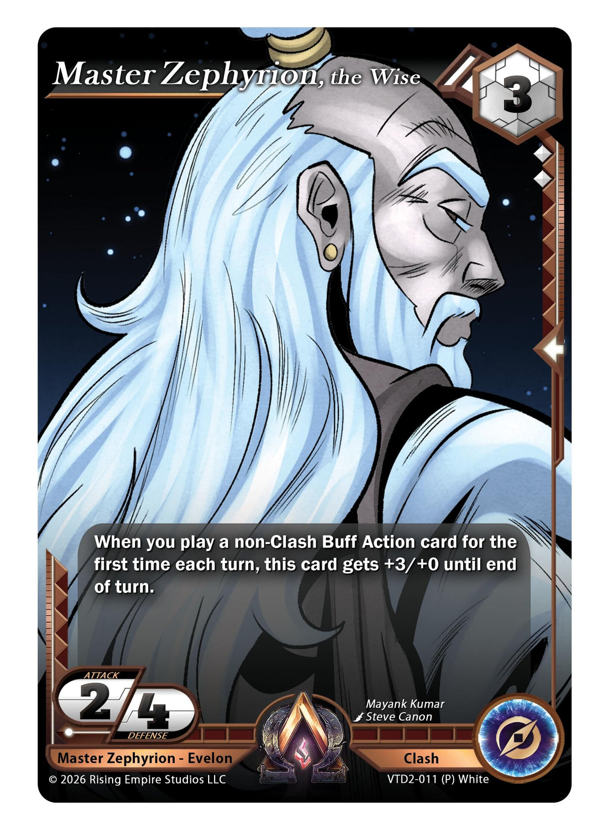 Image for Master Zephyrion, the Wise (VTD2-011 (P) White) - Alpha Clash