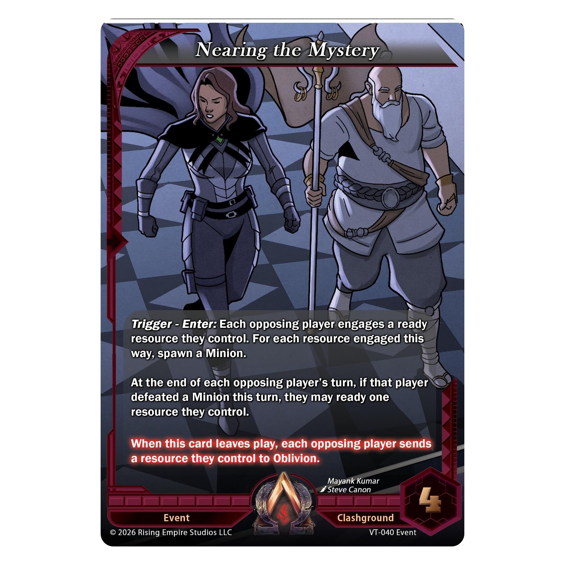Image for Nearing the Mystery (VT-040) - Alpha Clash