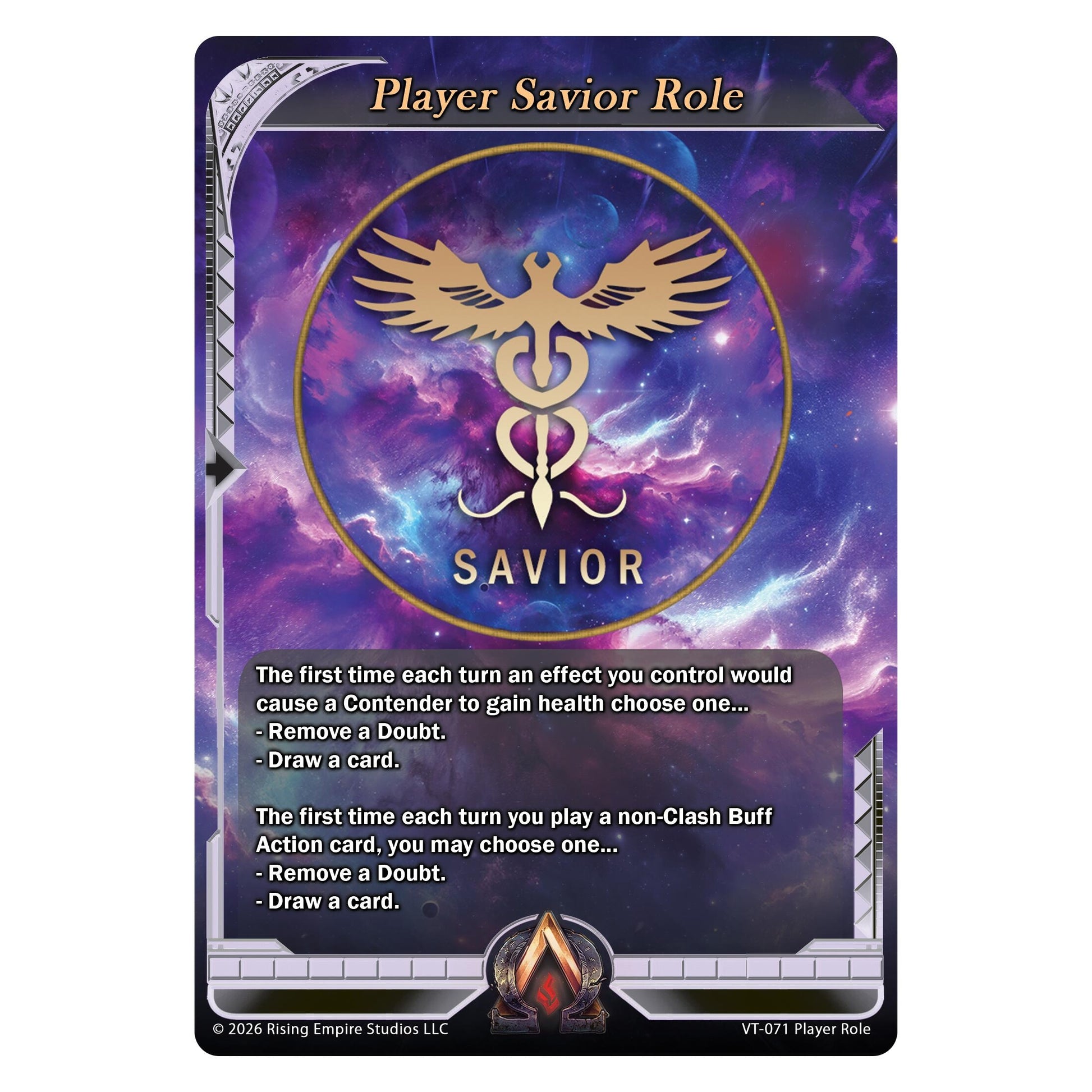 Image for Player Savior Role Card (VT-071) - Alpha Clash