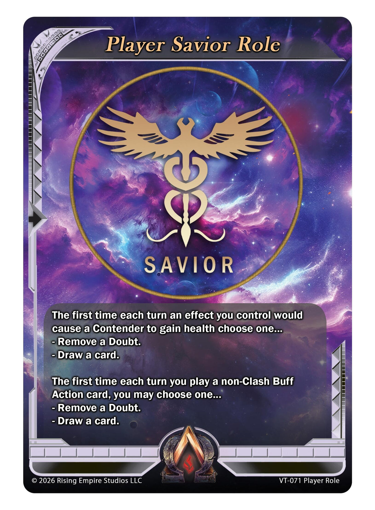 Image for Player Savior Role Card (VT-071) - Alpha Clash