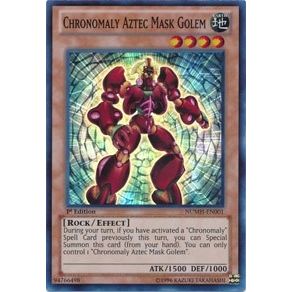 Image for Chronomaly Aztec Mask Golem (NUMH-EN001) (NUMH) - YuGiOh