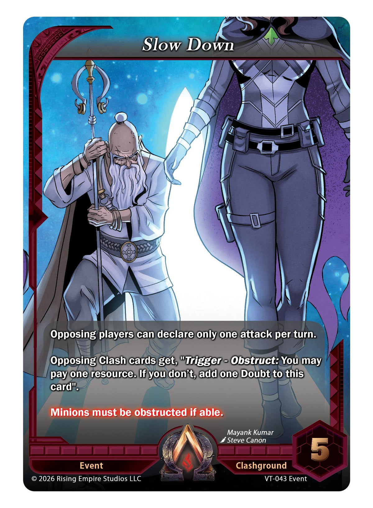 Image for Slow Down (VT-043) - Alpha Clash