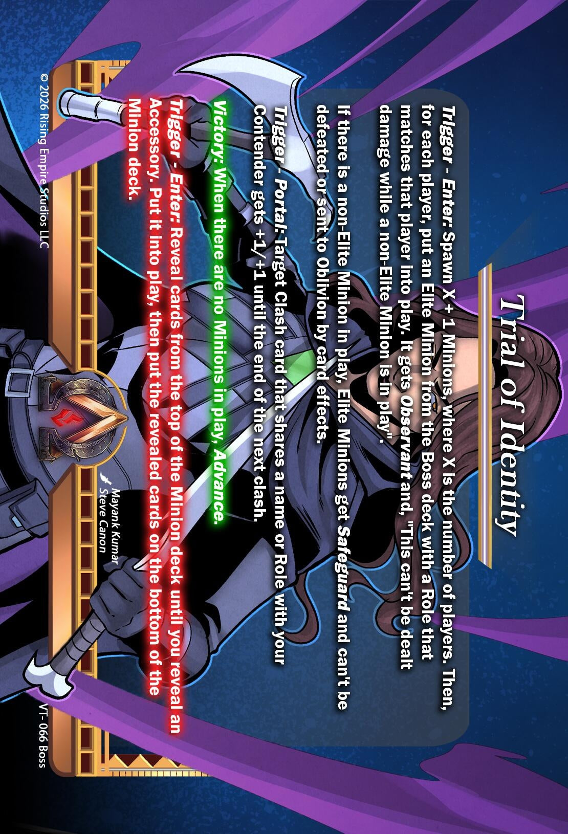 Image for Trial of Identity (VT-066) - Alpha Clash