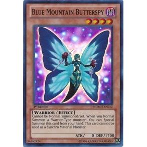 Image for Blue Mountain Butterspy (NUMH-EN012) (NUMH) - YuGiOh