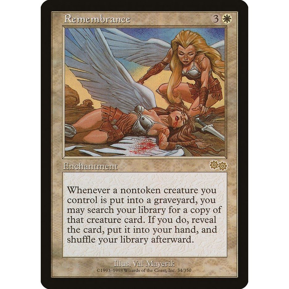 Image for Remembrance (34) (USG) - Magic: The Gathering