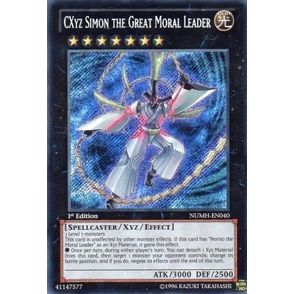 Image for CXyz Simon the Great Moral Leader (NUMH-EN040) (NUMH) - YuGiOh