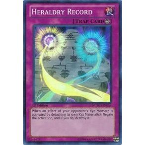 Image for Heraldry Record (NUMH-EN059) (NUMH) - YuGiOh