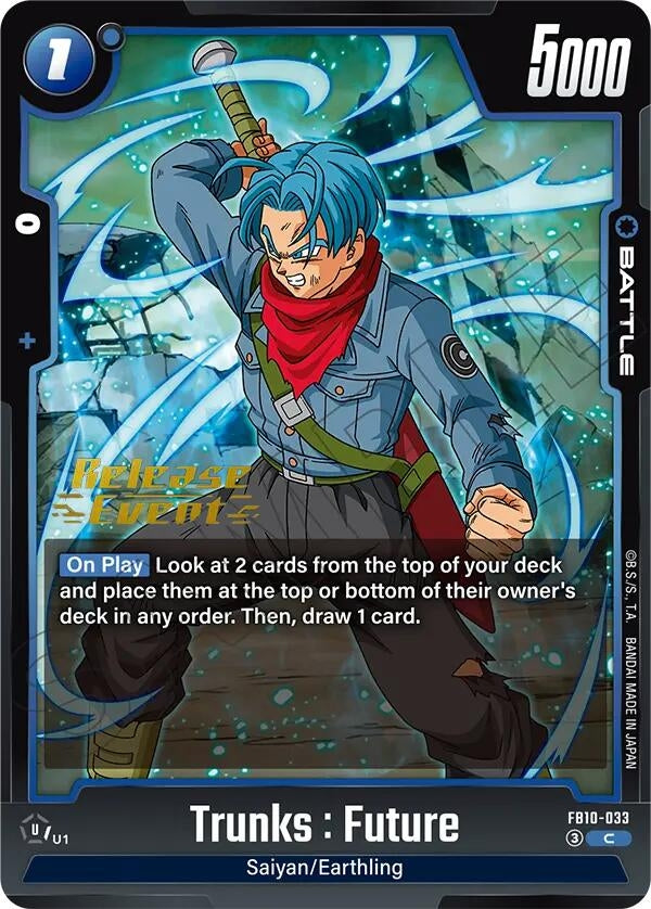 Image for Trunks : Future - FB10-033 (FB10-033) (FB10_PR) - Dragon Ball Super: Fusion World