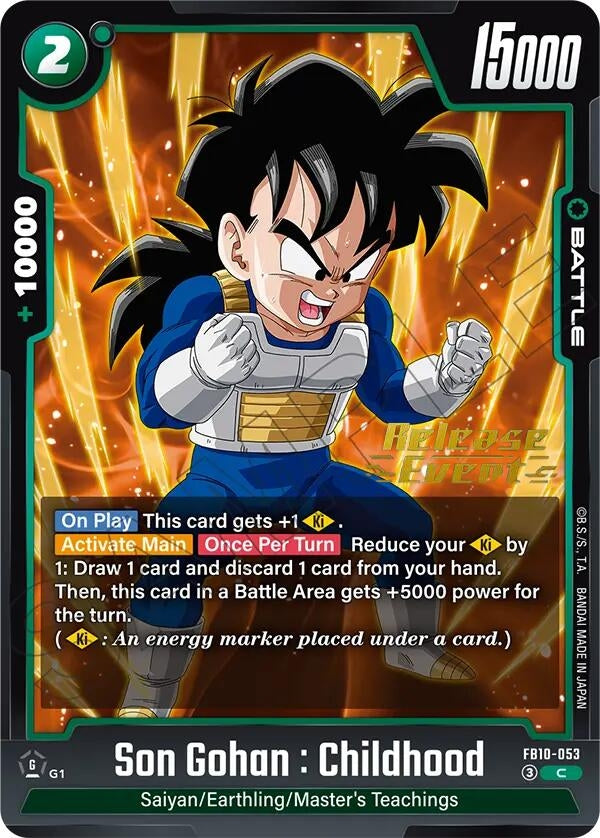 Image for Son Gohan : Childhood - FB10-053 (FB10-053) (FB10_PR) - Dragon Ball Super: Fusion World