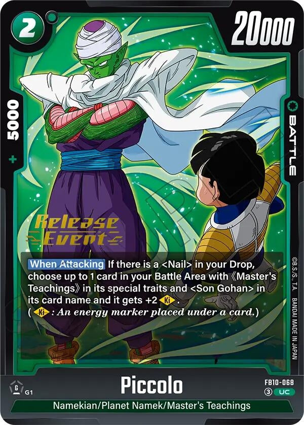 Image for Piccolo - FB10-068 (FB10-068) (FB10_PR) - Dragon Ball Super: Fusion World