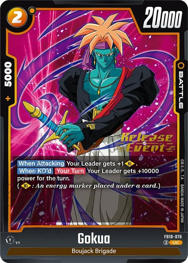 Image for Gokua - FB10-076 (FB10-076) (FB10_PR) - Dragon Ball Super: Fusion World