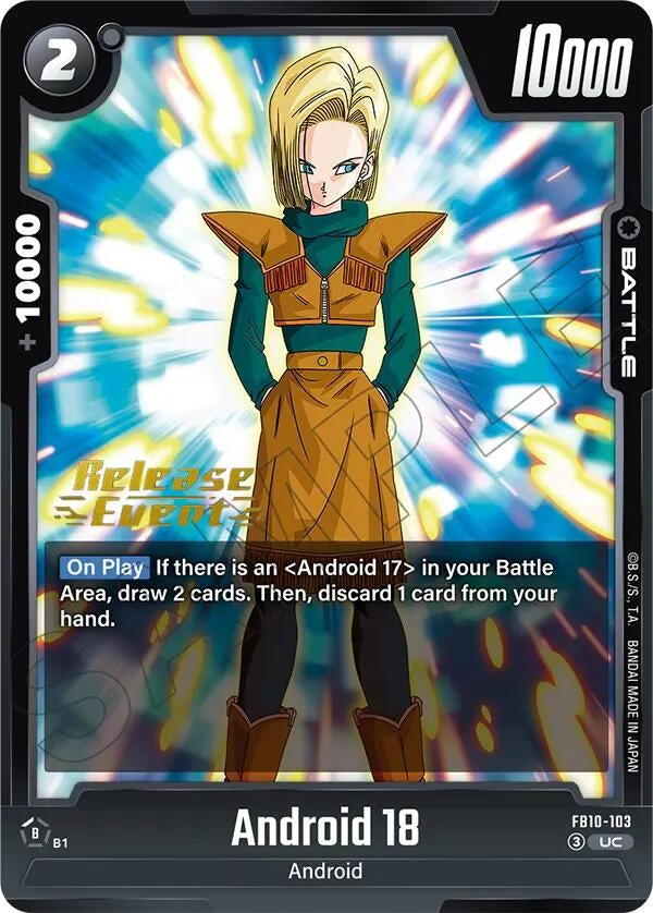 Image for Android 18 - FB10-103 (FB10-103) (FB10_PR) - Dragon Ball Super: Fusion World