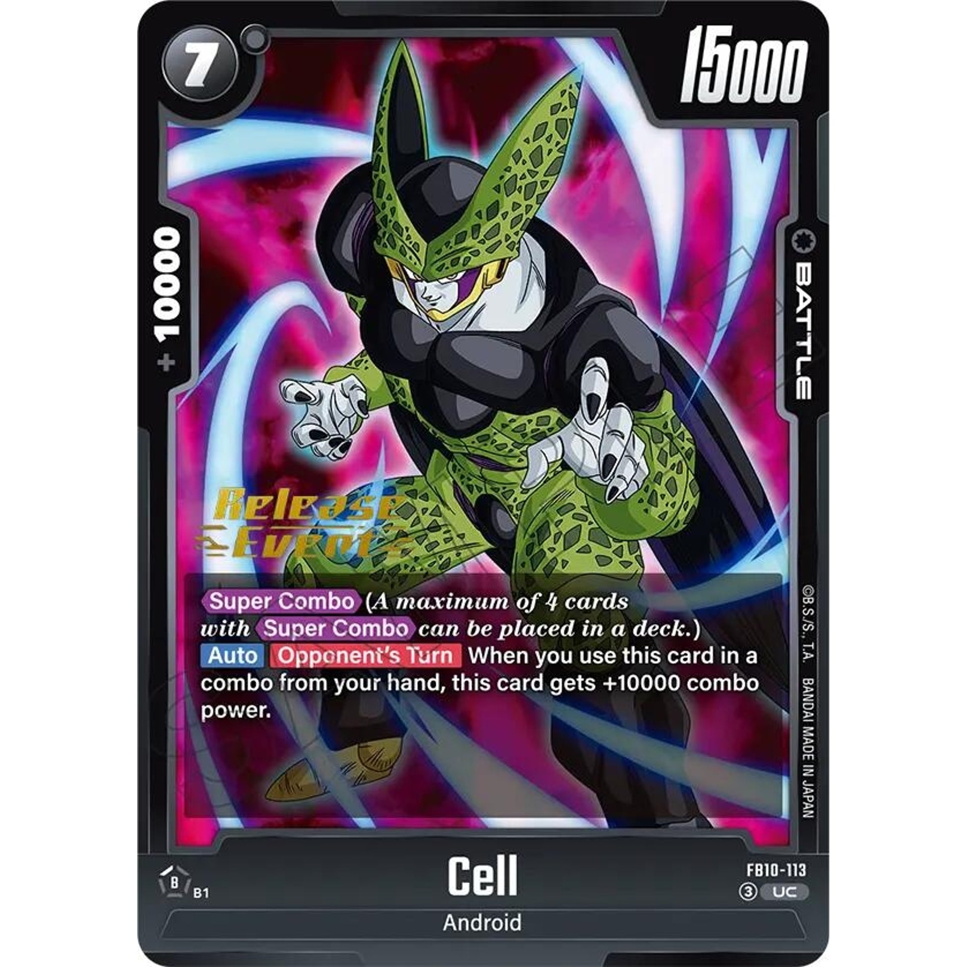Image for Cell - FB10-113 (FB10-113) (FB10_PR) - Dragon Ball Super: Fusion World