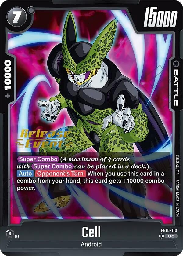 Image for Cell - FB10-113 (FB10-113) (FB10_PR) - Dragon Ball Super: Fusion World