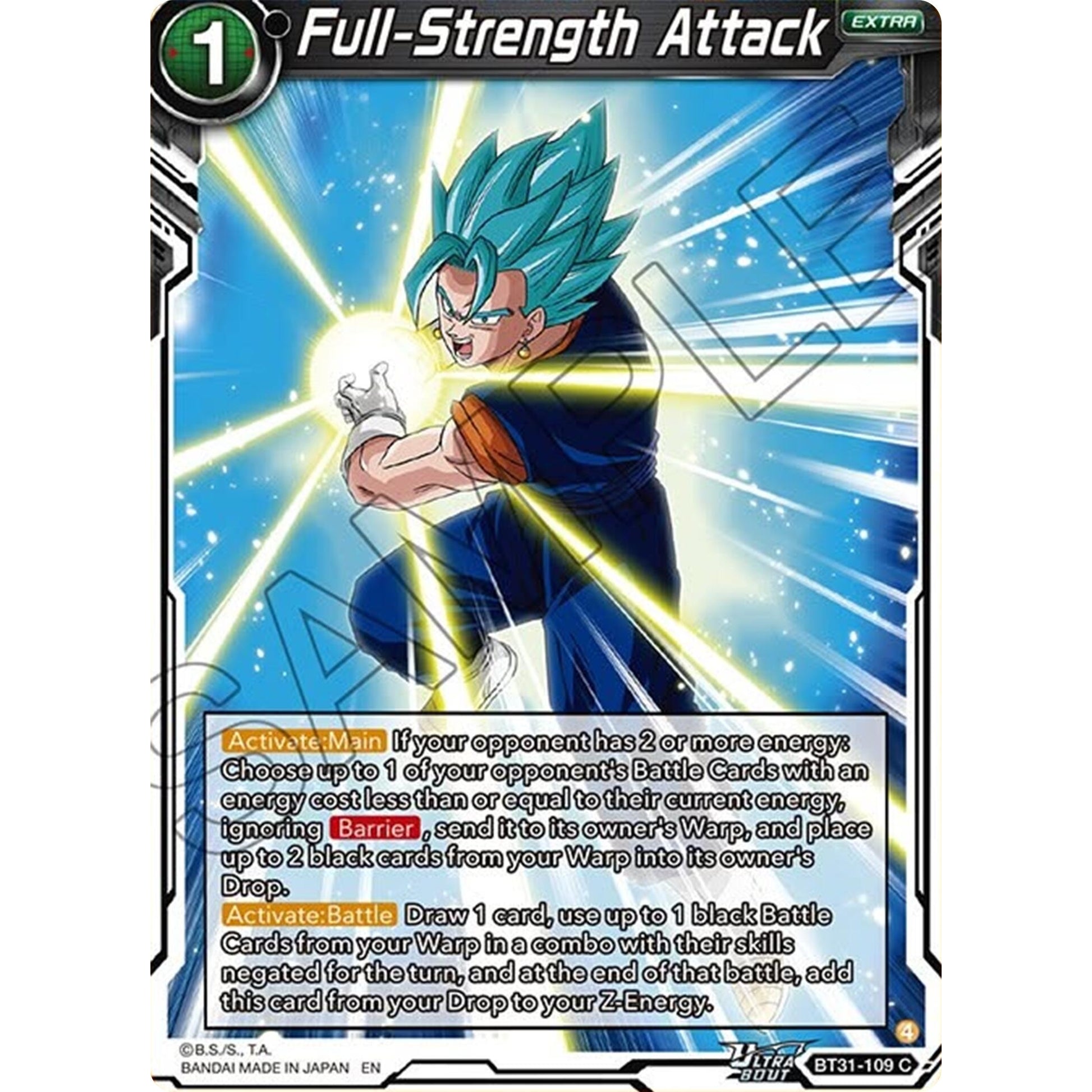 Image for Full-Strength Attack (BT31-109) (BT31) - Dragon Ball Super: Masters