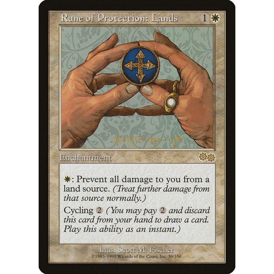 Image for Rune of Protection: Lands (39) (USG) - Magic: The Gathering