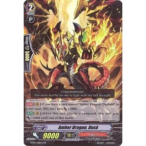 Image for Amber Dragon, Dusk (BT04/018EN) (BT04) - Cardfight Vanguard