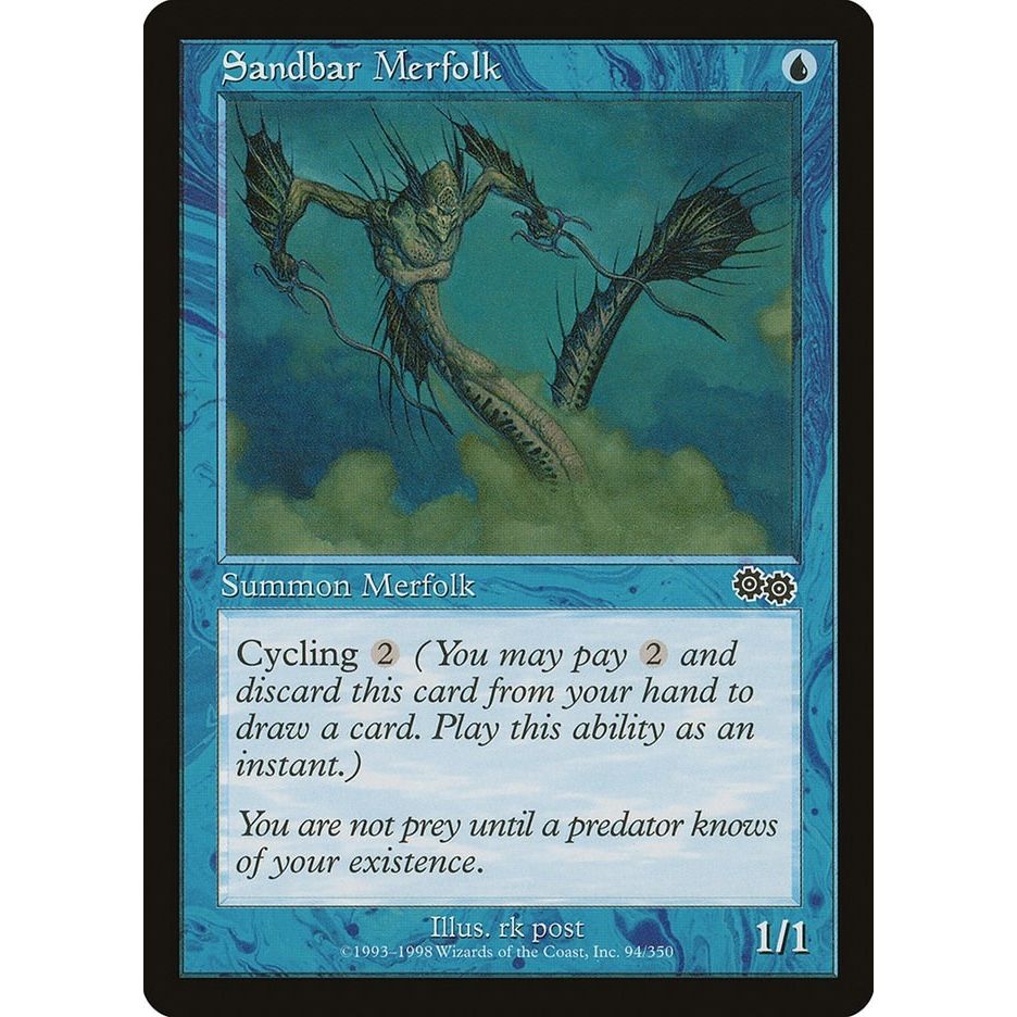 Image for Sandbar Merfolk (94) (USG) - Magic: The Gathering
