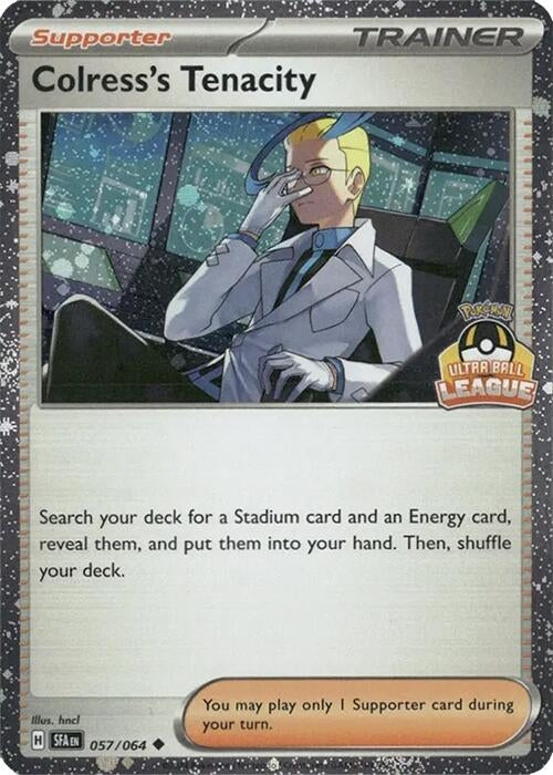 Image for Colress's Tenacity - 057/064 (Ultra Ball League) (057/064) (PR) - Pokemon