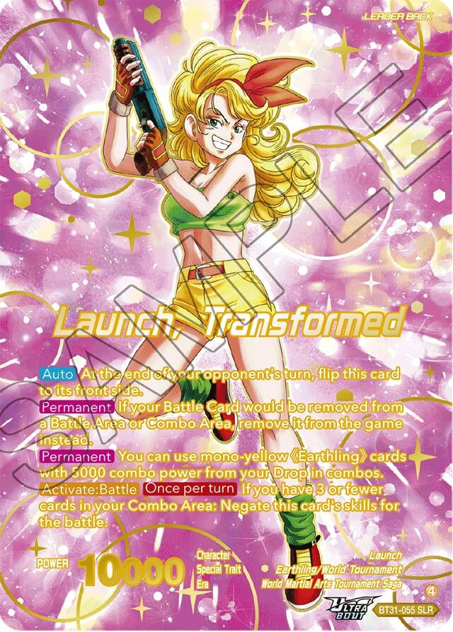 Image for Launch // Launch, Transformed (SLR) (BT31-055) (BT31) - Dragon Ball Super: Masters
