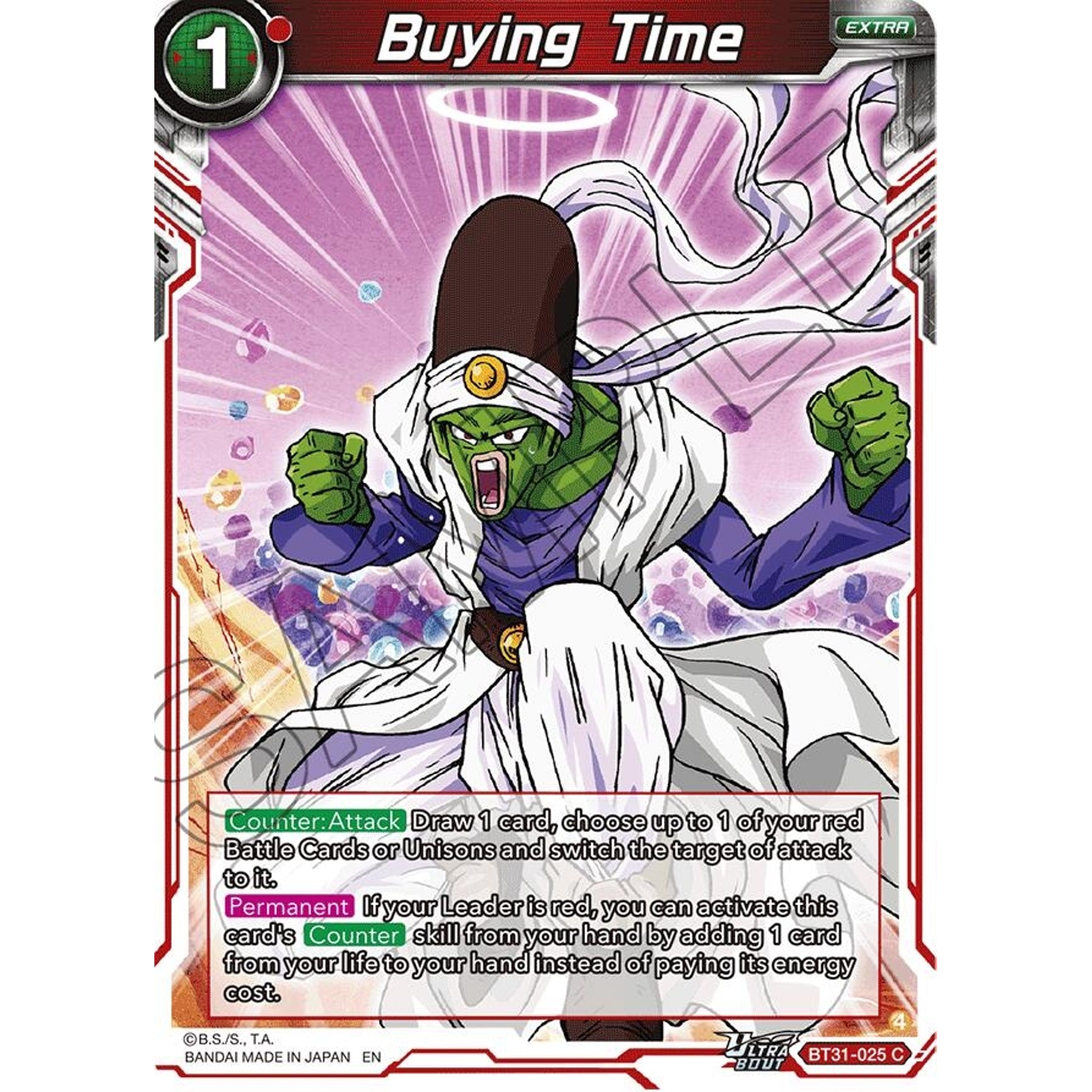 Image for Buying Time (BT31-025) (BT31) - Dragon Ball Super: Masters
