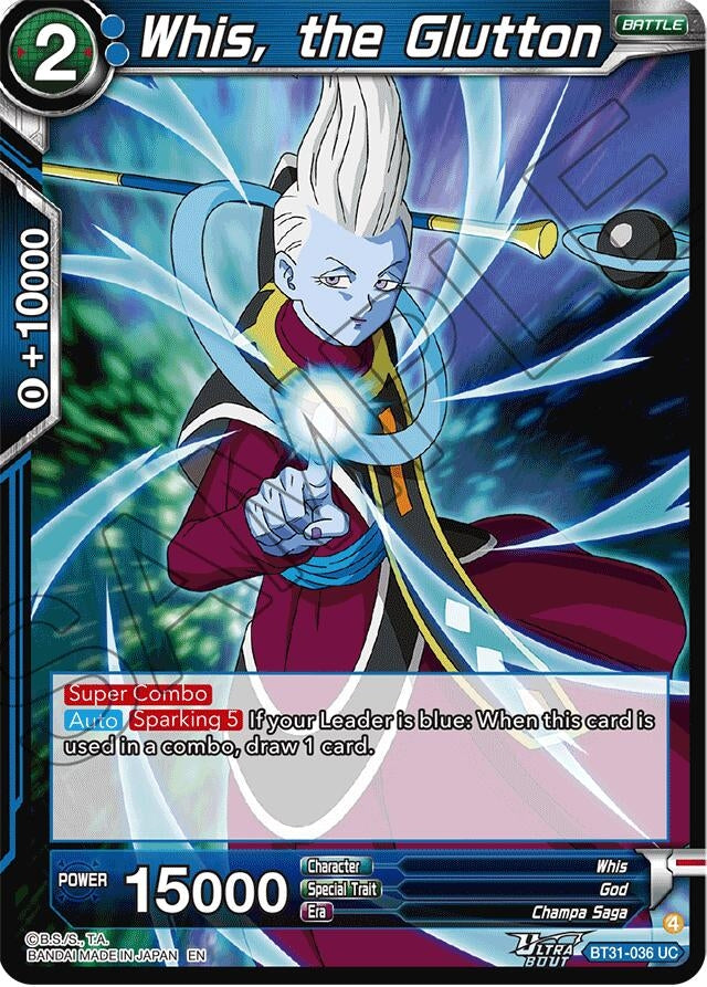 Image for Whis, the Glutton (BT31-036) (BT31) - Dragon Ball Super: Masters