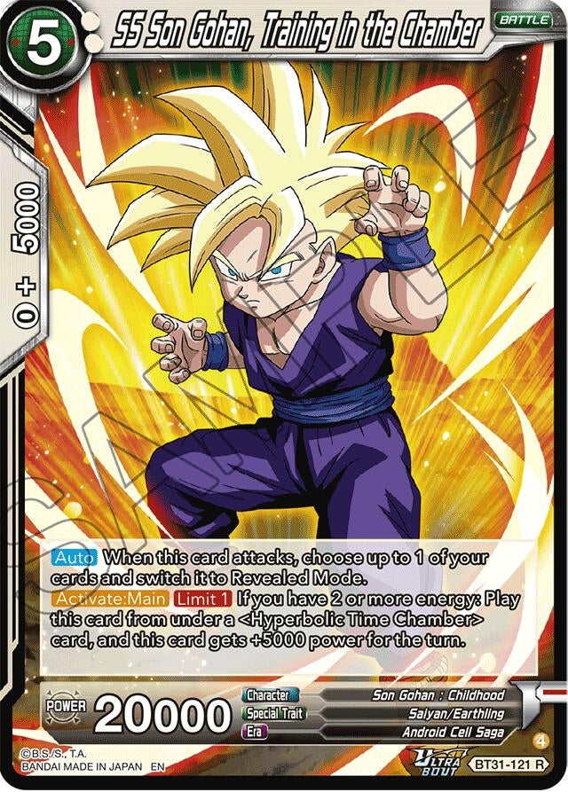 Image for SS Son Gohan, Training in the Chamber (BT31-121) (BT31) - Dragon Ball Super: Masters