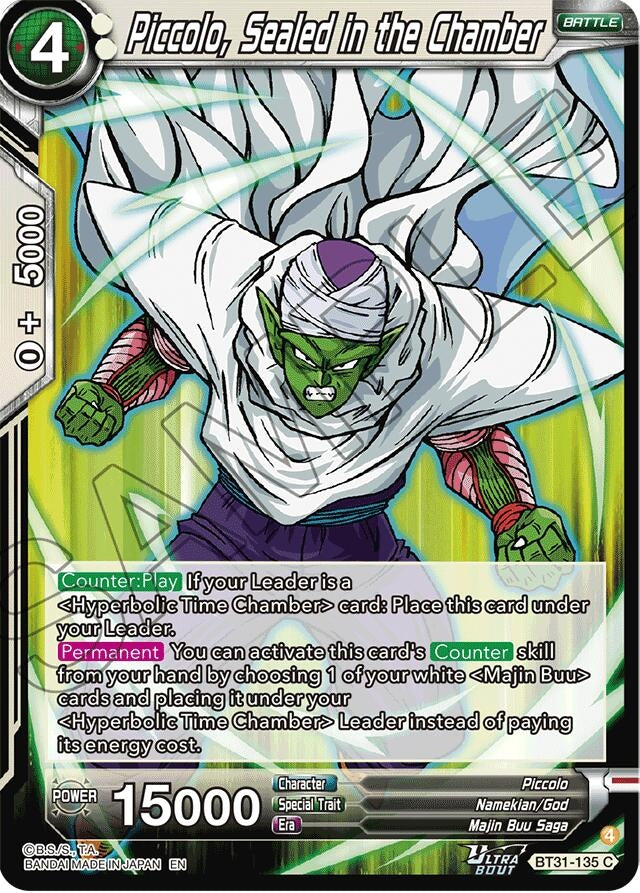 Image for Piccolo, Sealed in the Chamber (BT31-135) (BT31) - Dragon Ball Super: Masters