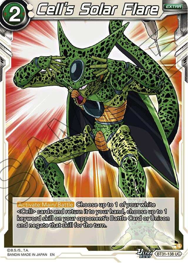 Image for Cell's Solar Flare (BT31-138) (BT31) - Dragon Ball Super: Masters