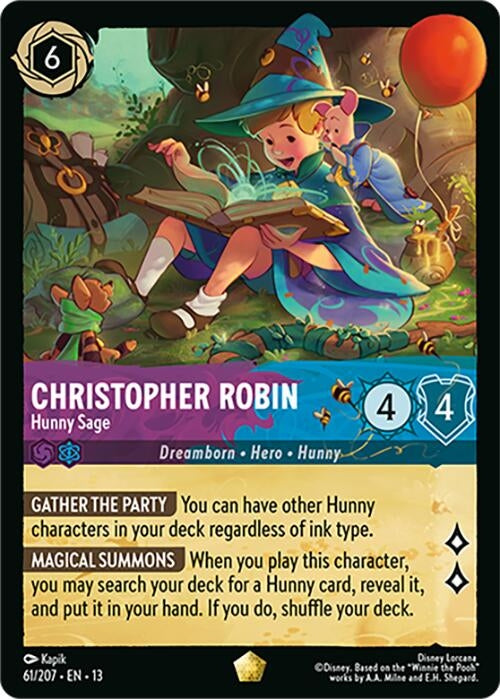 Image for Christopher Robin - Hunny Sage (61/207) (13) - Disney Lorcana