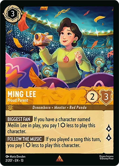 Image for Ming Lee - Proud Parent (2/207) (13) - Disney Lorcana