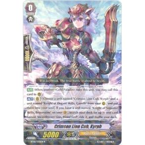 Image for Crimson Lion Cub, Kyrph (BT06/035EN) (BT06) - Cardfight Vanguard