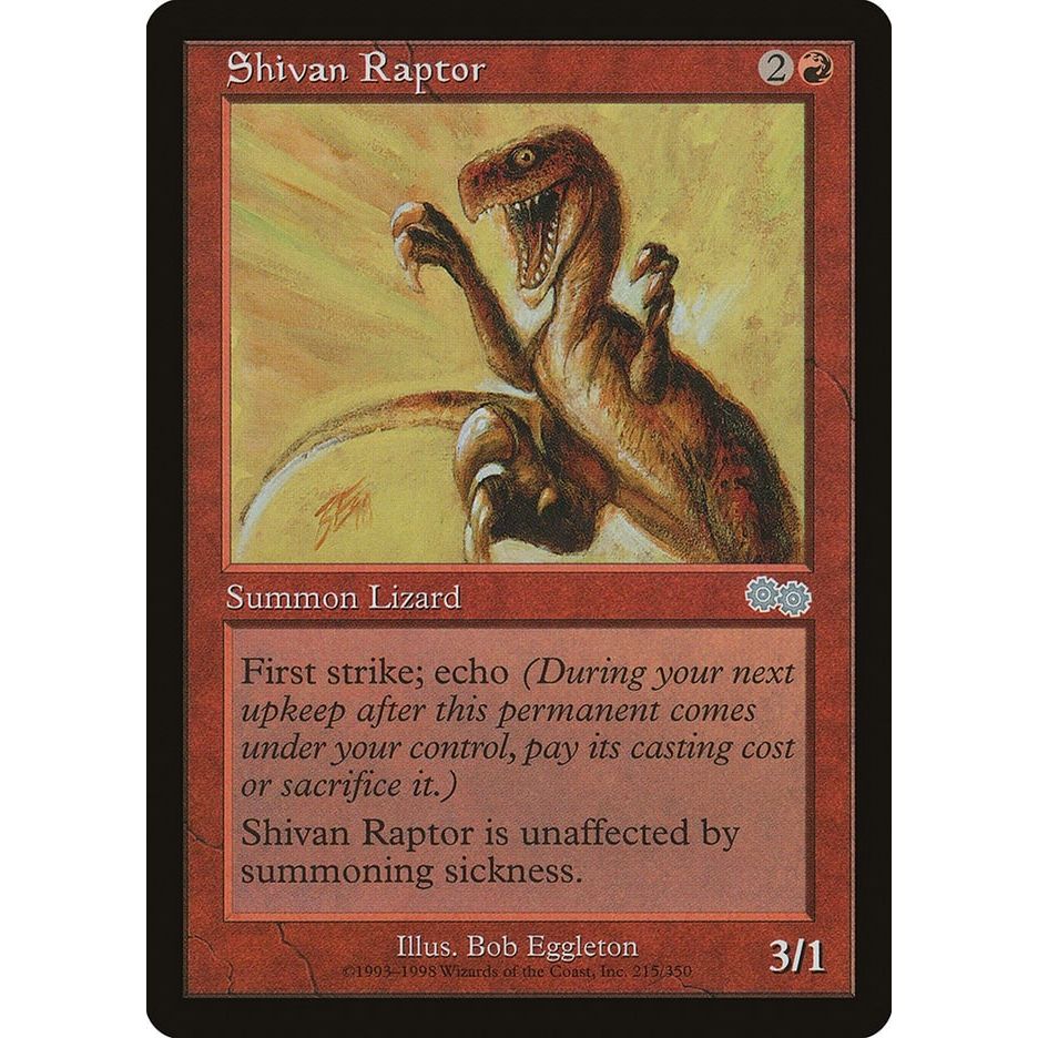 Image for Shivan Raptor (215) (USG) - Magic: The Gathering