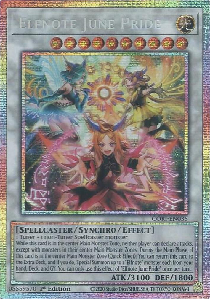 Image for Elfnote June Pride (Starlight Rare) (CORI-EN035) (CORI) - YuGiOh