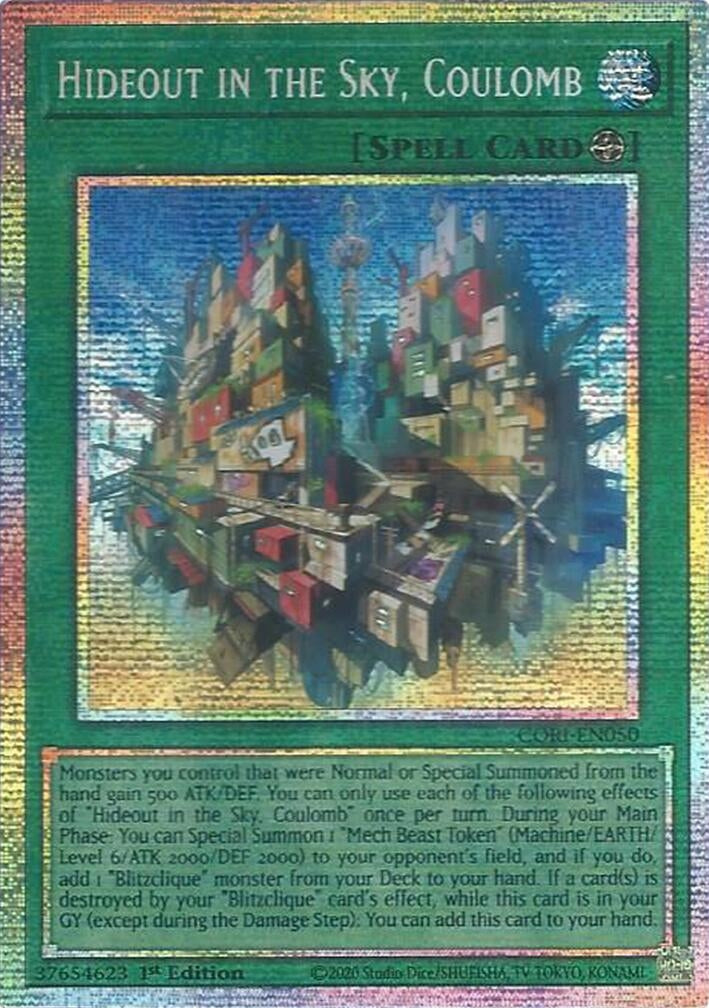 Image for Hideout in the Sky, Coulomb (Starlight Rare) (CORI-EN050) (CORI) - YuGiOh