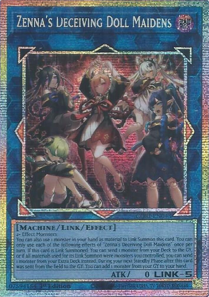 Image for Zenna's Deceiving Doll Maidens (Starlight Rare) (CORI-EN043) (CORI) - YuGiOh