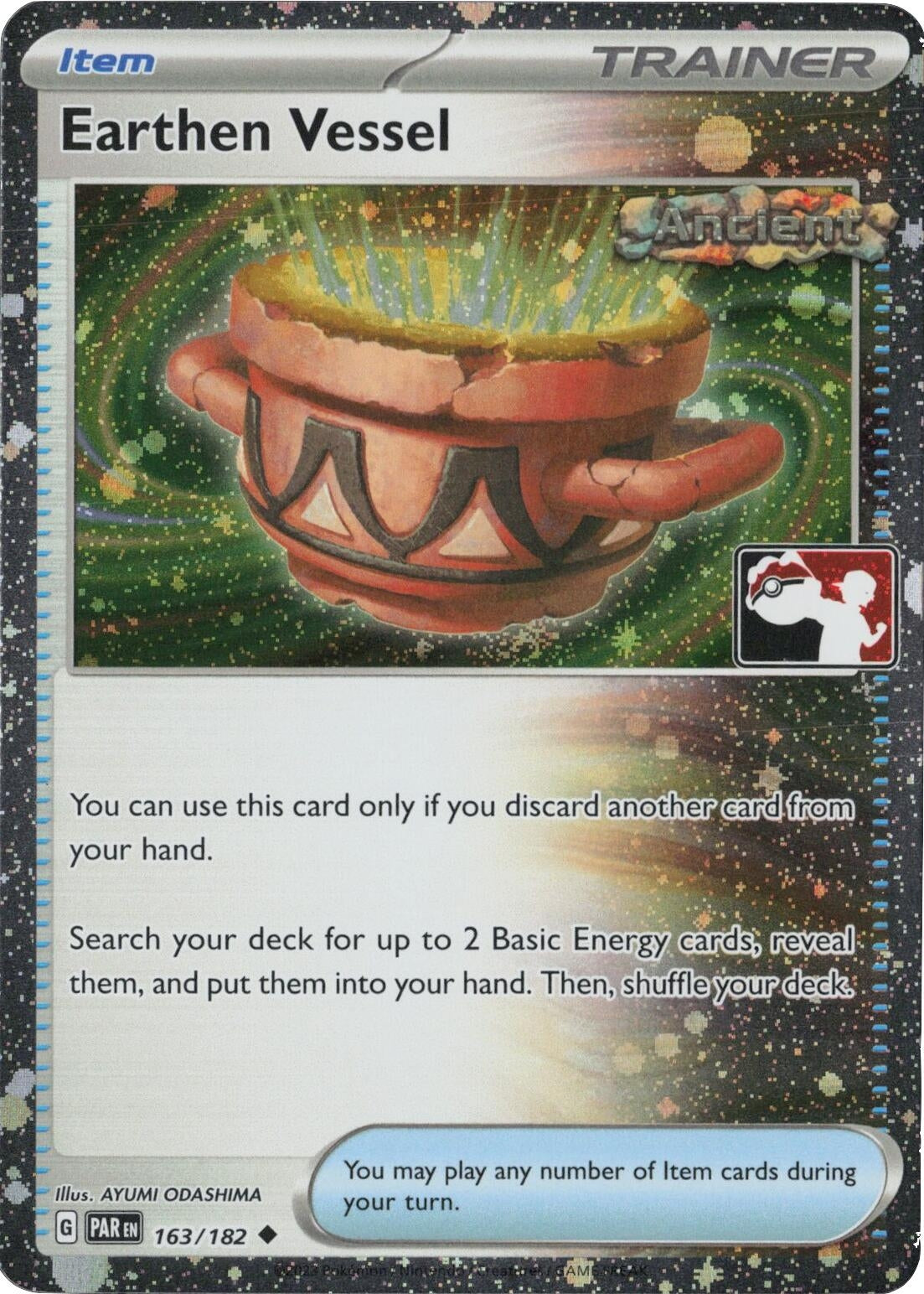 Image for Earthen Vessel - 163/182 (Cosmos Holo) (163/182) - Pokemon