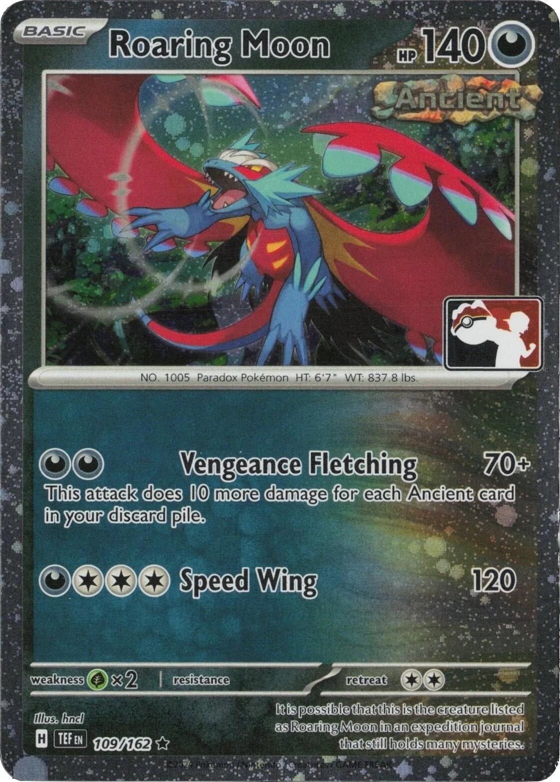 Image for Roaring Moon - 109/162 (Cosmos Holo) (109/162) - Pokemon